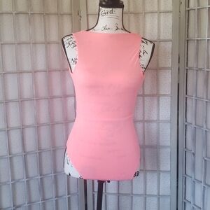 ASOS nwt bright pink one piece swimming suit size 2